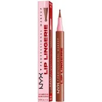 NYX PROFESSIONAL MAKEUP Lippenstift LIP LINGERIE LIP LINER STAIN, wisch- und wasserfesten Halt, mit präziser Filzkugelspitze