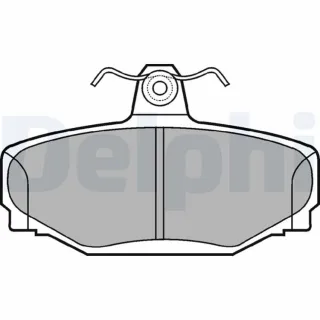 Delphi Bremsbel?ge hinten Volvo 740 760 780 940 960 S70 S90 V70 V90