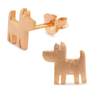 Hunde Ohrringe aus 925 Silber