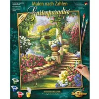 Schipper Malen nach Zahlen Meisterklasse Premium - Gartenparadies, Made in Germany