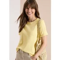CECIL Kurzarmshirt Sommershirt mit Stickerei