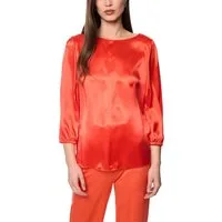 Marc Cain Seidenbluse Leo's Oasis Damen Premiummode feminin, in reiner Seide