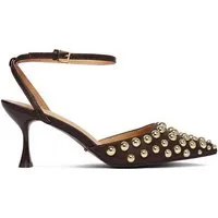 DeeZee Deezee Damen-High Heels Braun DeeZee-CEO-HY0570-1 Braun High-Heel-Stiefel