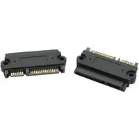 Bolwins Q05 SATA Daten- Stromkabel Verlängerung 7+15Pin Adapter HDD SSD PC DIY Computer-Adapter SATA 7+15 Pin Stecker zu SATA 7+15 Pin Buchse, 2.5 cm, Daten- und Stromverlängerung in einem Adapter, Plug & Play, SATA