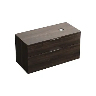 Burgbad Waschtischunterschrank Eqio 619x1200x550 Marone Dekor Trüffel, WXXI120RF2012 WXXI120RF2012
