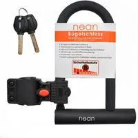 nean Bügelschloss klein, mit Halterung Ø 12mm, 207 x 138mm