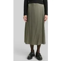 TOM TAILOR Sommerrock Röcke High Waist Satin Midi-Rock