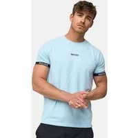 Indicode T-Shirt Herren Lutzy Shirt Tee Herrenshirt mit dezentem Logoprint auf der Brust