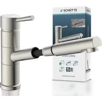 Schütte Spültischarmatur UNICORN (Mischbatterie) Hochdruck Küchenarmatur mit Geschirrbrause, Wasserhahn ausziehbar