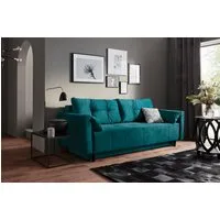 COLLECTION AB Schlafsofa Solar, B: 225 cm, Liegel. 136x200 cm, Bettfunktion, Bettkasten & 1 Zierkissen, Federkern