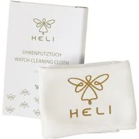 HELI 113040OT Pflegetuch (Mikrofaser, 23x23 cm, Quarzuhr, Armbanduhr, Reinigung, Edelstahlarmband, Putztuch)