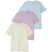 s.Oliver Junior T-Shirt (2-tlg) 3er Pack, unifarben und unisex