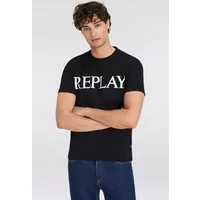 Replay T-Shirt mit Logo-Frontprint