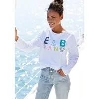 Elbsand Sweatshirt Aliisa mit Logodruck vorne, Basic-Passform, sportlich-casual