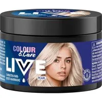 Schwarzkopf Haarmaske 1x Schwarzkopf Live Colour and Care Haarmaske Pearl 150ml, 1-tlg., temporäre Haarfarbe für Farb-Boost & intensive Pflege in nur 5 Minuten