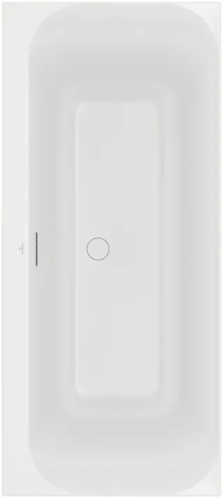 Villeroy & Boch Loop & Friends rechteckige Badewanne, 1700 x 750 mm, Stone White UBA170LSF2V-RW