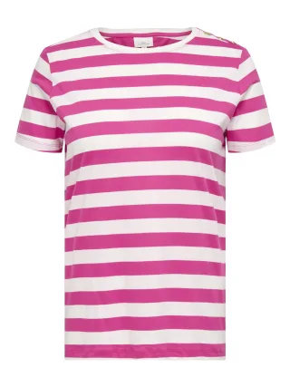 ONLY CARMAKOMA - CARARLET LIFE S/S O-NECK REG TEE JRS Cloud Dancer - Gr. - M-46/48