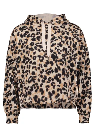 Betty & Co - Sweatpullover beige/schwarz - Gr. - M