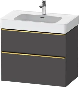 Duravit D-Neo Waschtischunterbau wandhängend Graphit Matt 784x452x625 mm - DE4377034490000 DE4377034490000