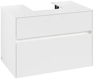 Villeroy & Boch Waschtischunterschrank Collaro C093B0 800x548x500mm mit Beleuchtung White Matt C093B0MS