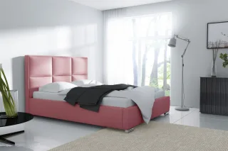 Polsterbett Bett Doppelbett VITUS Polyesterstoff ROSA 160x200cm