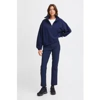 North Bend Troyer NBConza W Modischer Fleecepullover mit Troyer Kragen