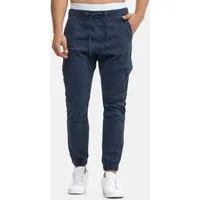 Indicode Cargohose Herren Levy Jogger-Pant mit elastischem Bund und Kordelzug
