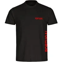 multifanshop T-Shirt Herren Portugal - Brust & Seite - Männer