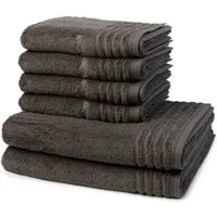 Vossen Handtuch Set Vienna Style Supersoft, Frottee (Spar-Set, 6-St), 4 X Handtuch 2 X Duschtuch im Set - Baumwolle - Saugstark