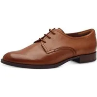 Tamaris Schnürschuh, Blockabsatz, Halbschuh, Businessschuh mit Ziernähten