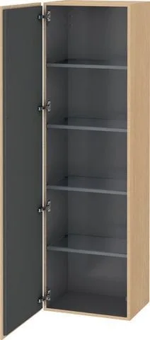 Duravit L-Cube Hochschrank Natur Eiche Matt 500x363x1760 mm - LC1181L3030 LC1181L3030