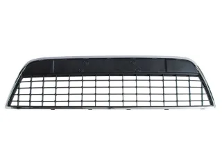 Kühlergrill Ersatz Gitter Mitte Stoßstange Stoßfänger Schwarz Chrom Rahmen für Ford Mondeo IV ab 2007-2010