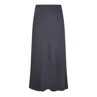 Pieces - Midirock für Damen, A-Linie, gewebter Stoff (Magnet (Farbe))