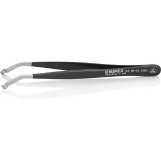 KNIPEX Positionierpinzette ESD Edelstahl - 921602ESD