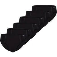 Schiesser Slip 6er Pack Cotton Essential (Spar-Set) Supermini - Baumwolle - ohne Eingriff - Angenehm auf der Haut