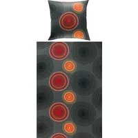 REDBEST Bettwäsche Bettwäsche, Mako-Satin, Satin Kreise/Ornamente