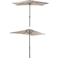 Garden Pleasure Sonnenschirm, LxB: 250x145 cm, Sonnenschirm, 250 ×145 cm