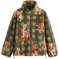 Next Fleecejacke Borg-Fleece mit halben Reißverschluss (1-St)