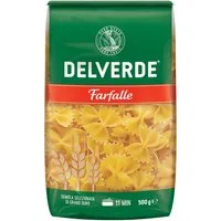 DELVERDE Nudeln, Delverde Farfalle Schmetterlings Nudeln aus Hartweizengrieß 500g