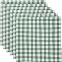 REDBEST Stoffserviette Serviette "Nashville" 6er-Pack, Baumwolle Karo/Landhaus