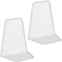 relaxdays Kochbuchhalter Buchstütze Metall 2er Set (2 St)