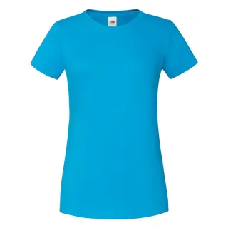 Fruit of the Loom - "Iconic" T-Shirt für Damen (Azure Blau)