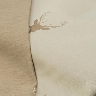 Jacquard Hirsch, natur/beige