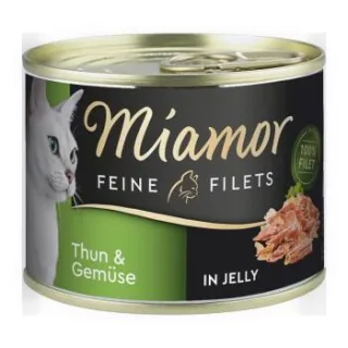 Miamor Feine Filets in Jelly Thunfisch und Gemüse 24x185 g