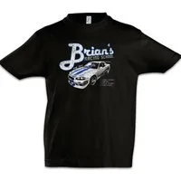 Urban Backwoods Print-Shirt Brians Racing School Kinder T-Shirt The Muscle Fast Car And Dom Race (1-tlg) Furious Street Racing NOS