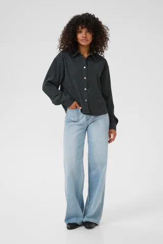 Langarm - Hemd KAvera Regular fit black