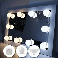 Vicco LED-Lichterkette LED-Beleuchtung FÜR Schminktisch Frisiertisch Lichter für Make-Up