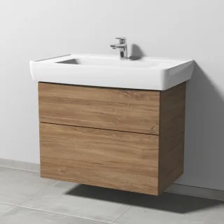 Sanipa 3way Waschtischunterbau zu Laufen Pro A Waschtisch mit 2 Auszügen, Eiche-Kansas SM75859