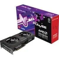 Radeon RX 9070 Pulse, Grafikkarte schwarz, RDNA4, GDDR6, 2x DisplayPort, 2x HDMI
