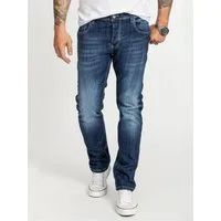 Rock Creek Regular-fit-Jeans Herren Jeans Stonewashed Blau RC-2411